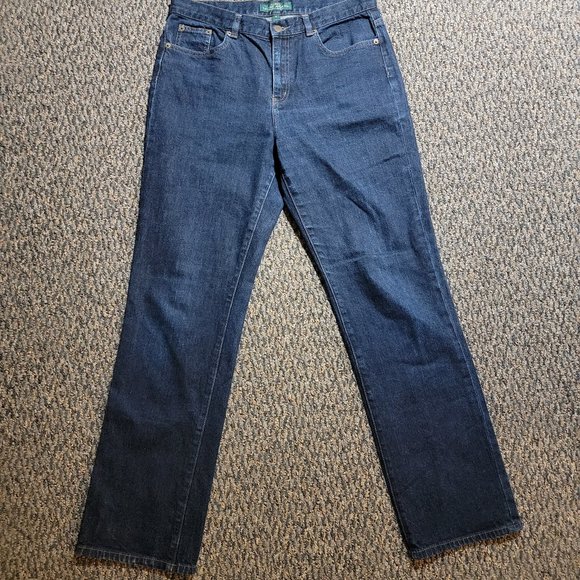 Luxury EUC Lauren Ralph Lauren Classic Straight Jean Size 8 - Picture 3 of 15